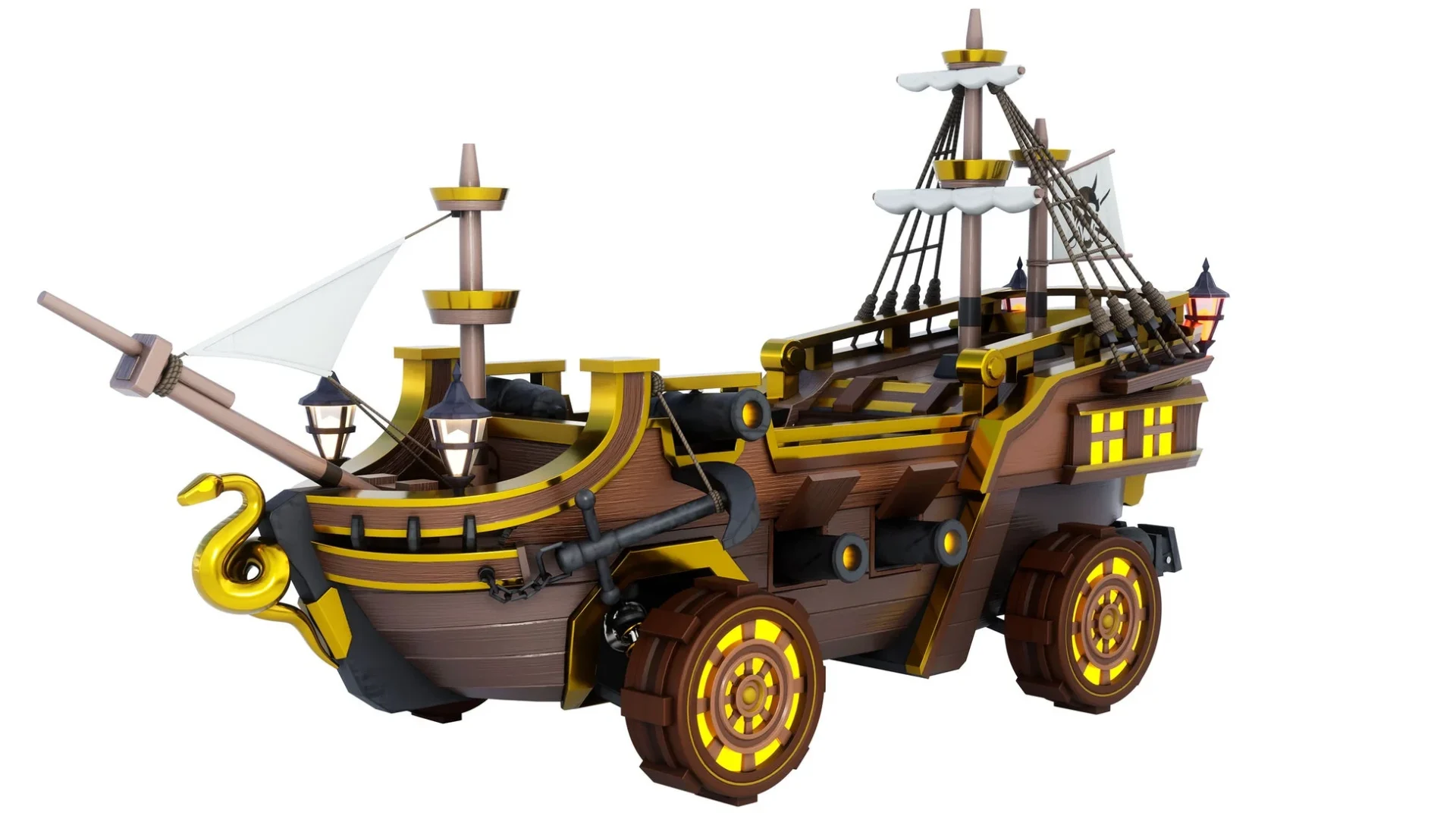 真島吾朗（キャプテン真島）が搭乗する龍が如くモチーフの特別なマシン