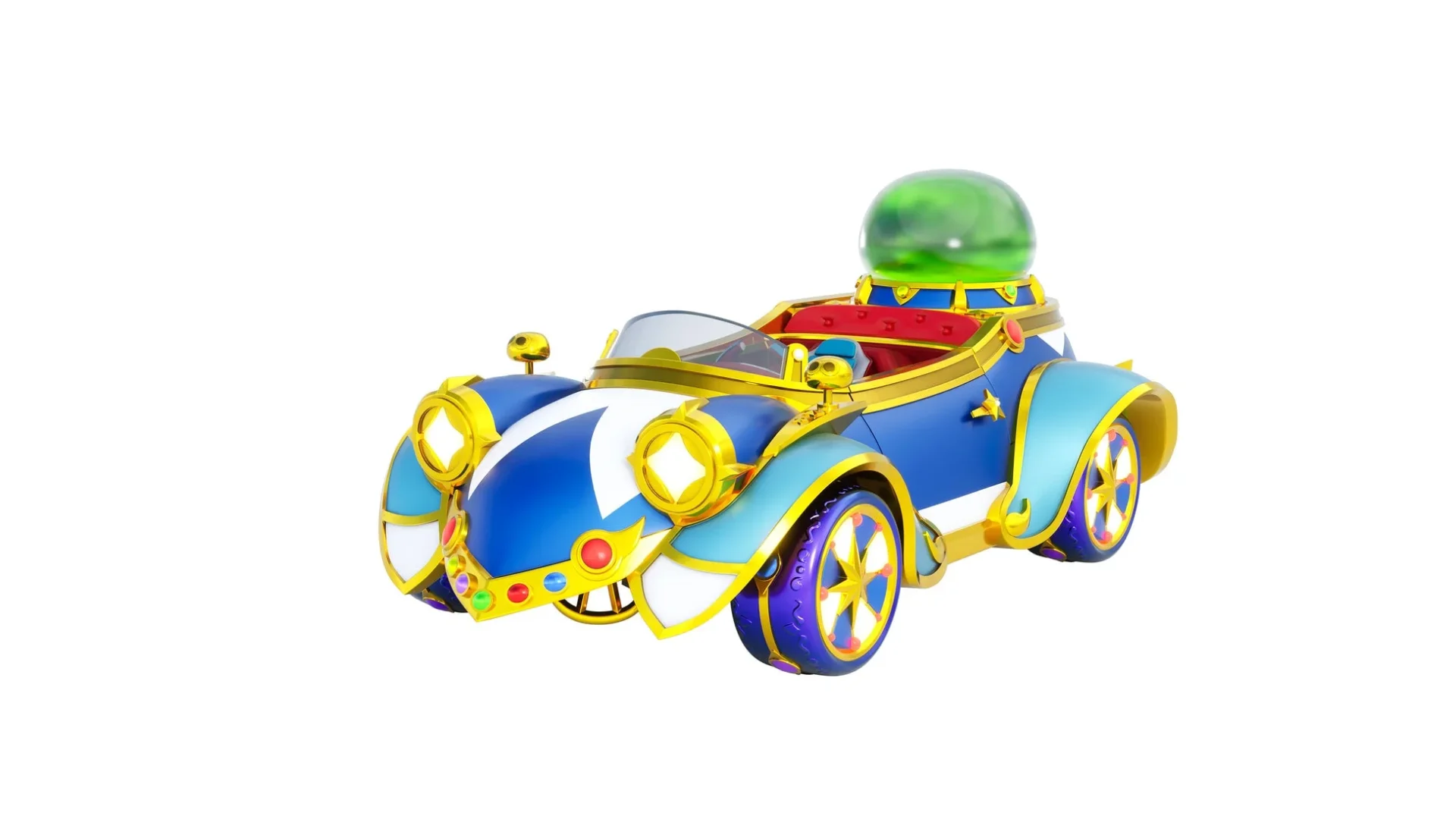 アルルが搭乗するぷよぷよモチーフの特別なマシン