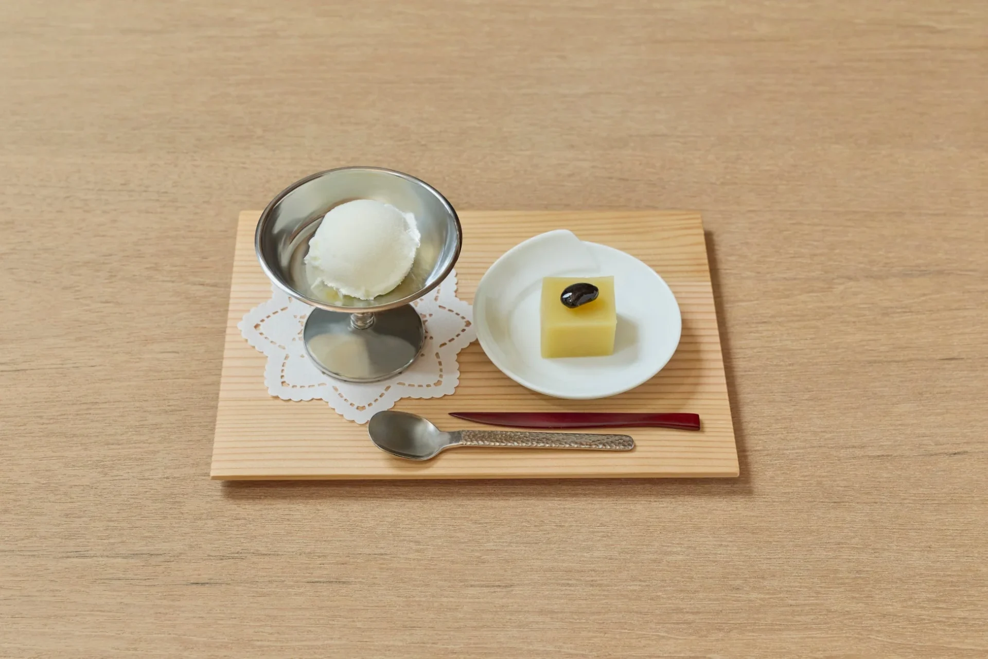 「ひるほうか」で提供される自家製甘味