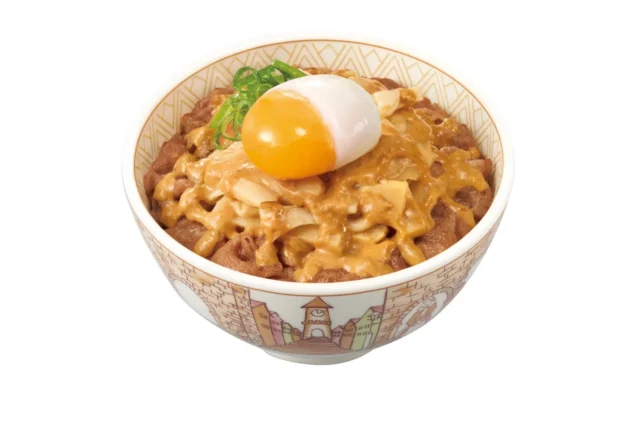 すき家「おんたま胡麻ダレたけのこ牛丼」の並盛