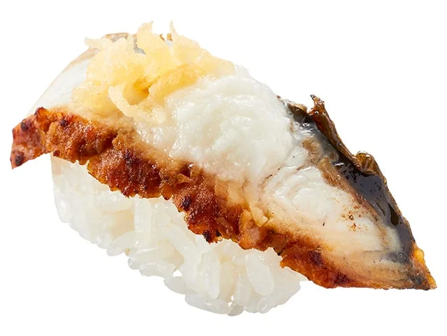 うなぎととろろ、サクサク食感の『うなとろっ天ちらし風にぎり（とろろ）』。