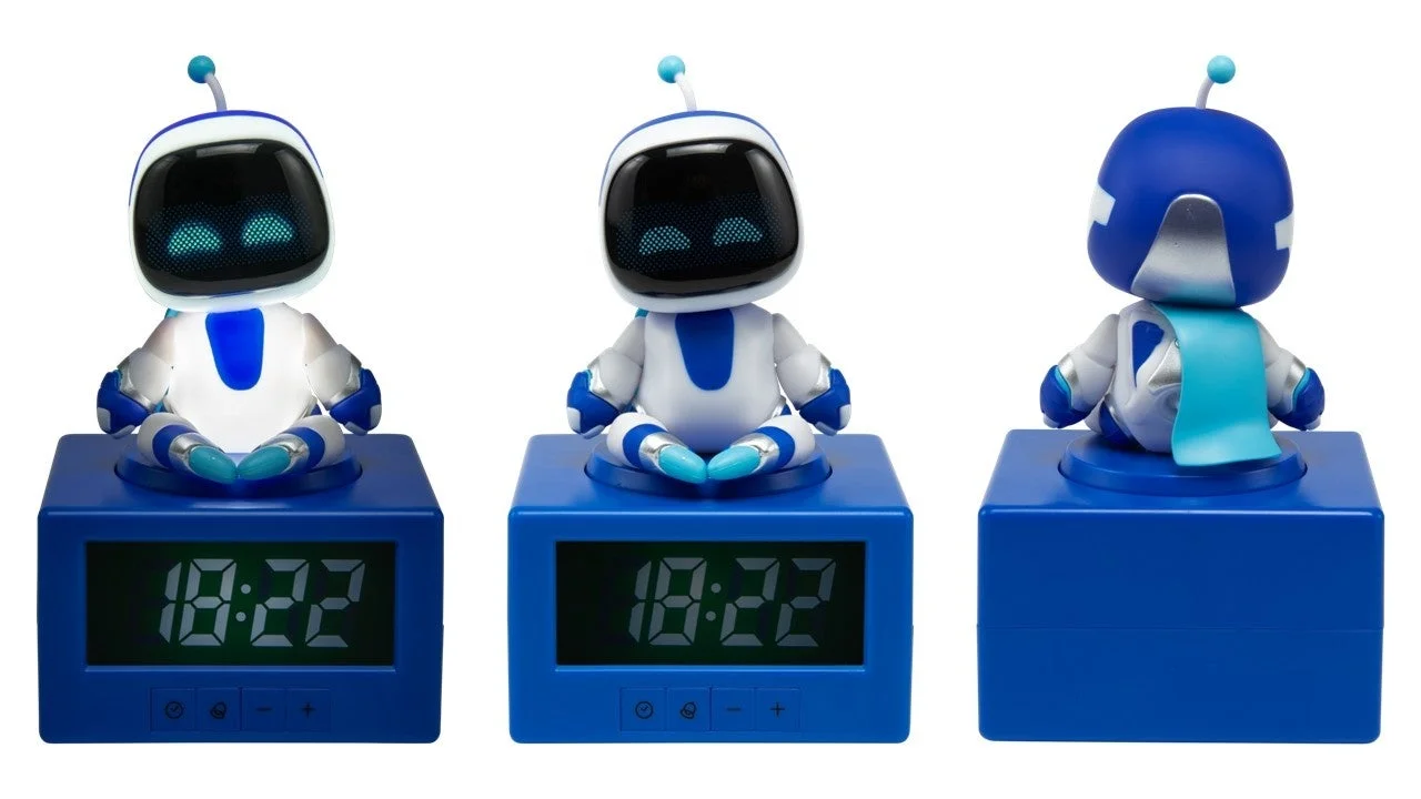 ASTRO BOT Icon Alarm Clock（LEDアラーム）を異なる角度から見た製品写真