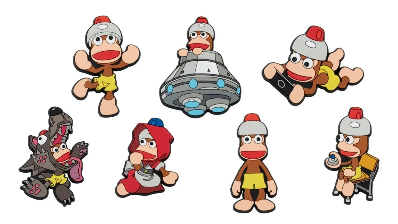 サルゲッチュのトレーディングラバーマグネット全7種