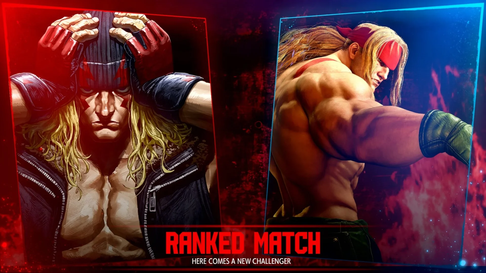 ストリートファイター6 アレックスのランクマッチ対戦画面