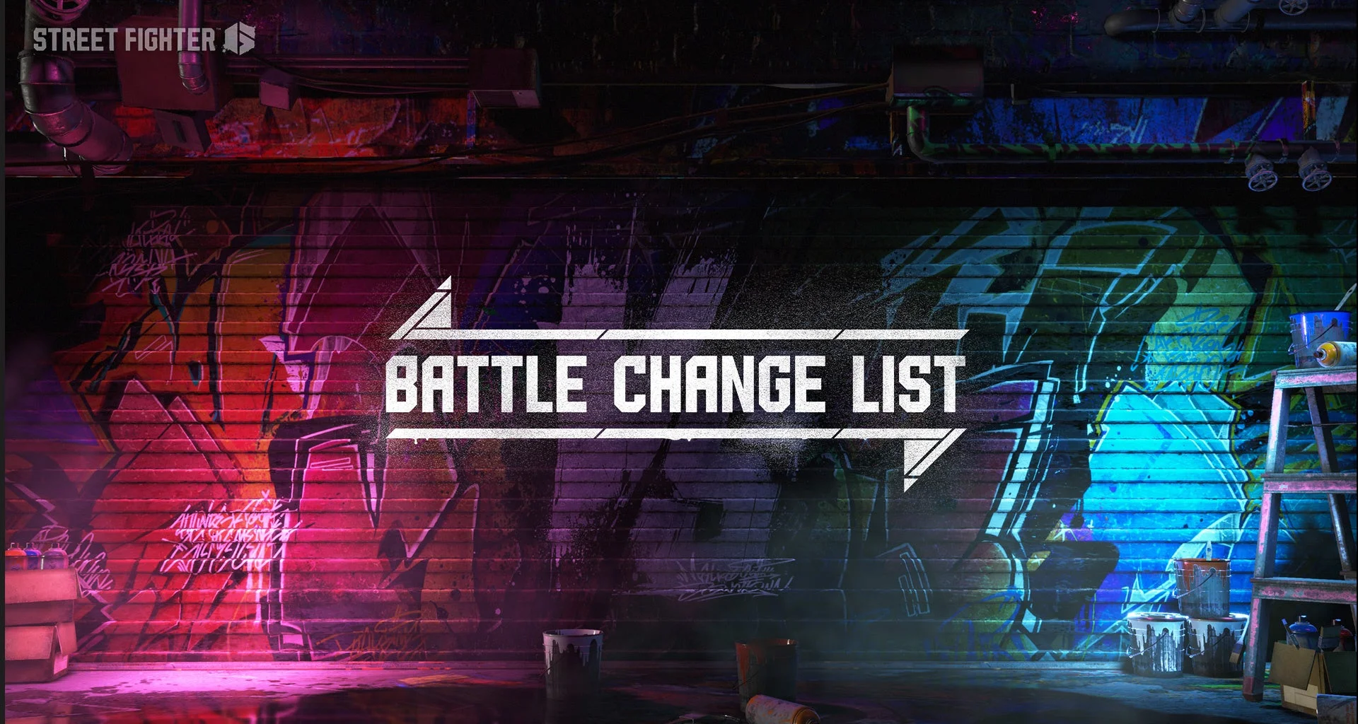 ストリートファイター6 バトルバランス調整リストのタイトル画像