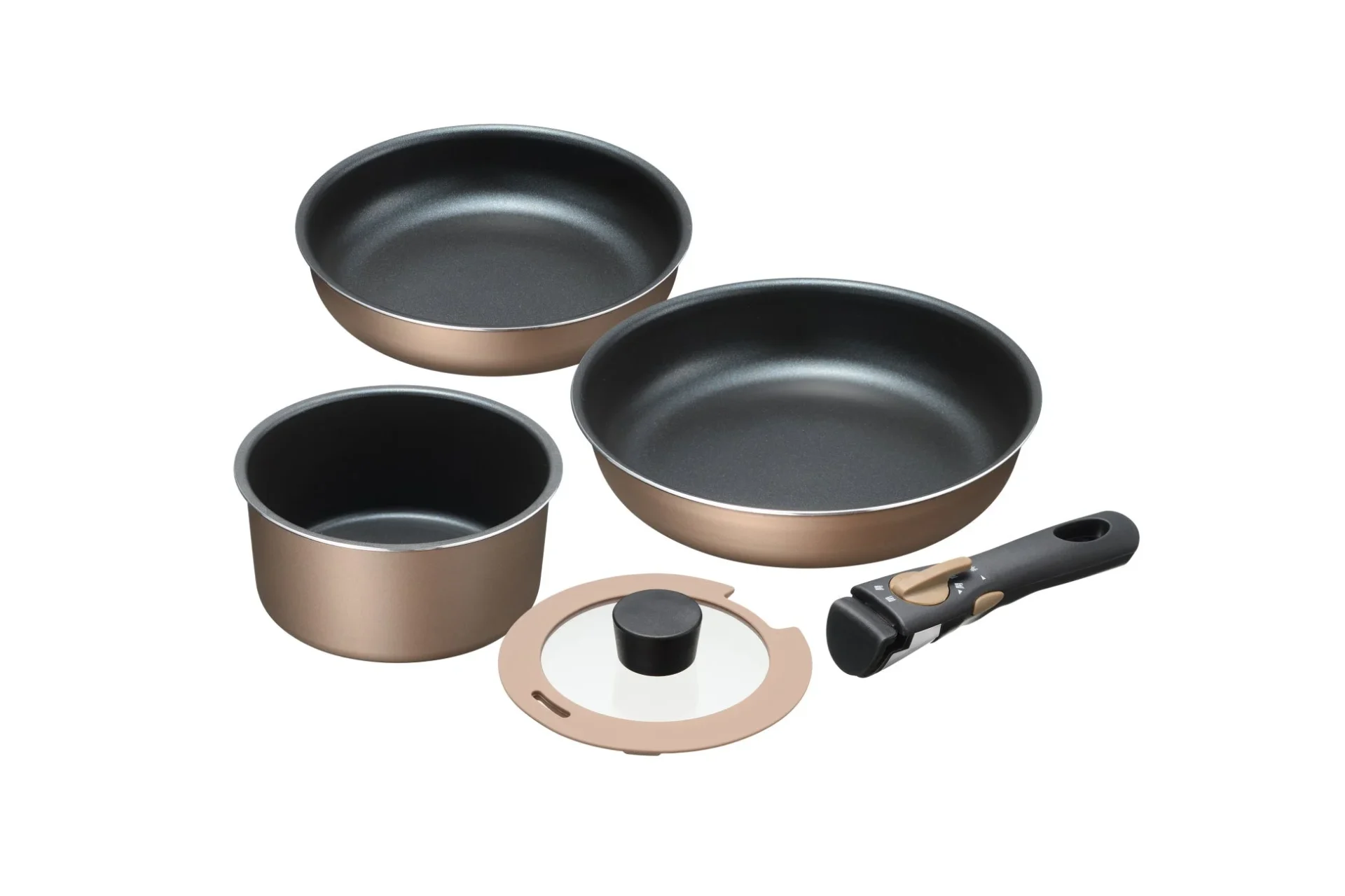 Instagramキャンペーン賞品のBRONANO IH対応着脱ハンドル鍋3点セット