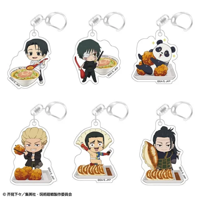 呪術廻戦コラボ トレーディングミニキャラアクリルキーホルダーB 全6種