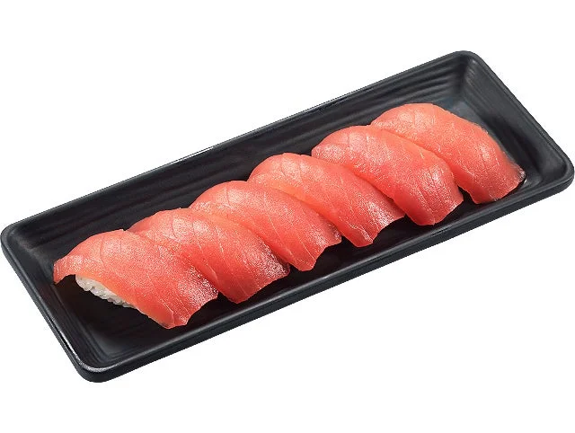 かっぱ寿司 Uber Eats ちょい足し寿司 まぐろ6貫（別アングル）