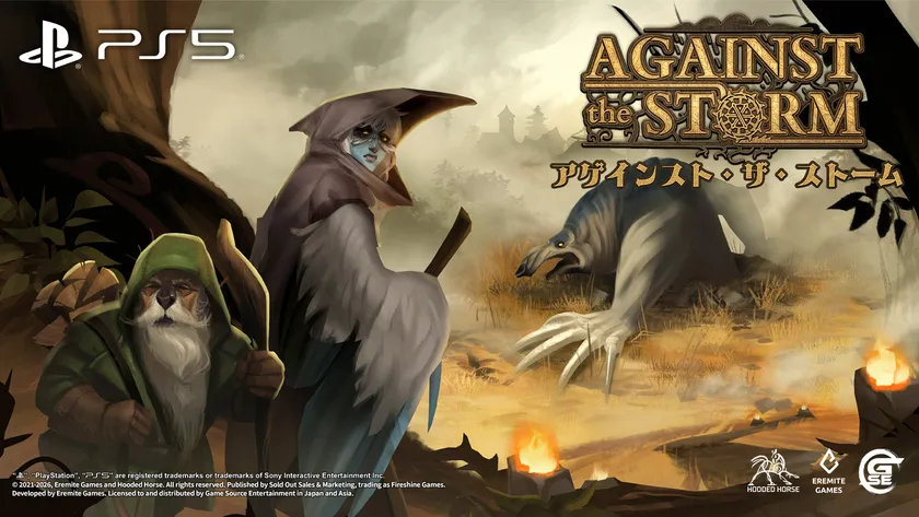 ダークファンタジーシティビルダー『Against the Storm』のメインビジュアル