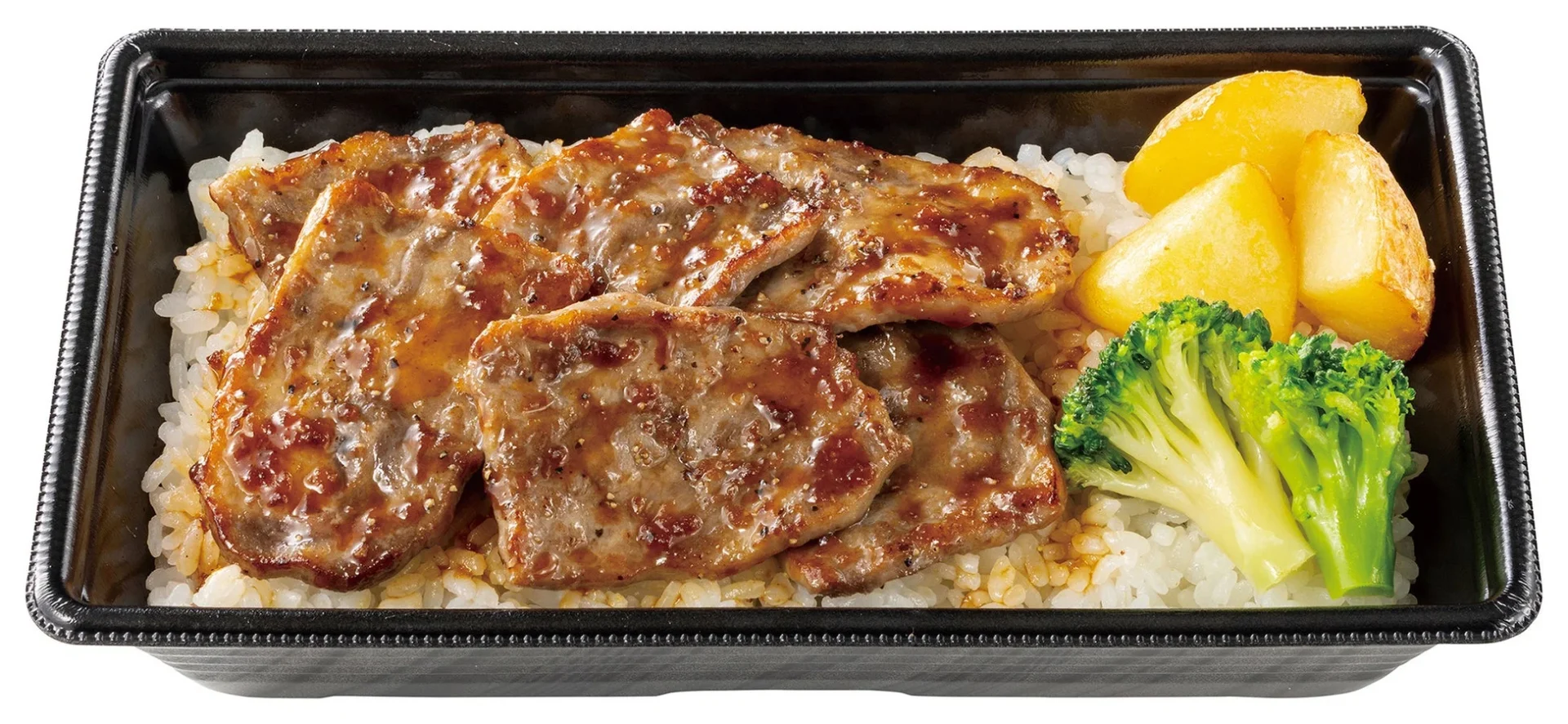 ほっともっと「新・ビーフカットステーキ重」の商品写真