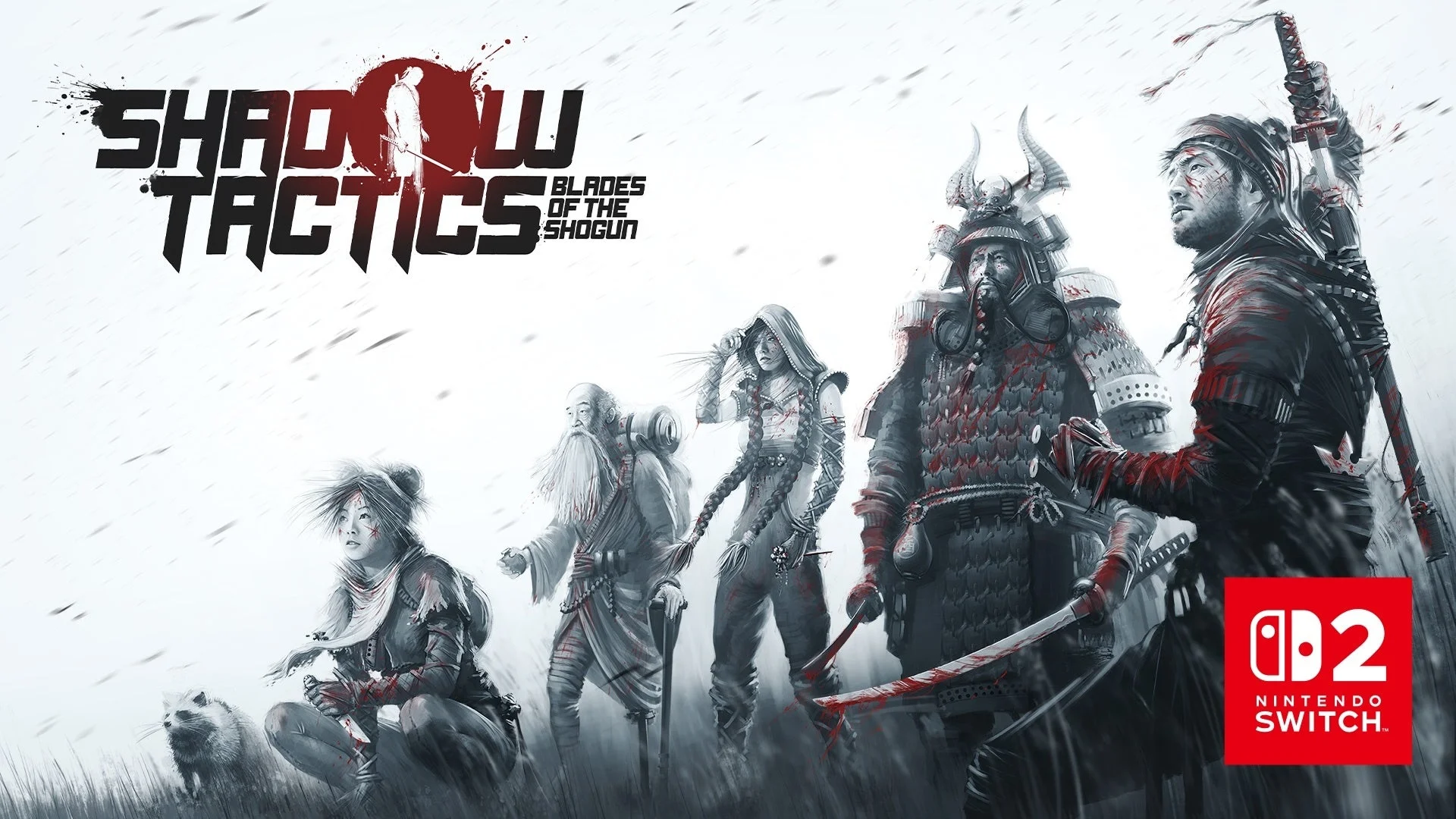『Shadow Tactics: Blades of the Shogun』キービジュアルとNintendo Switch 2ロゴ