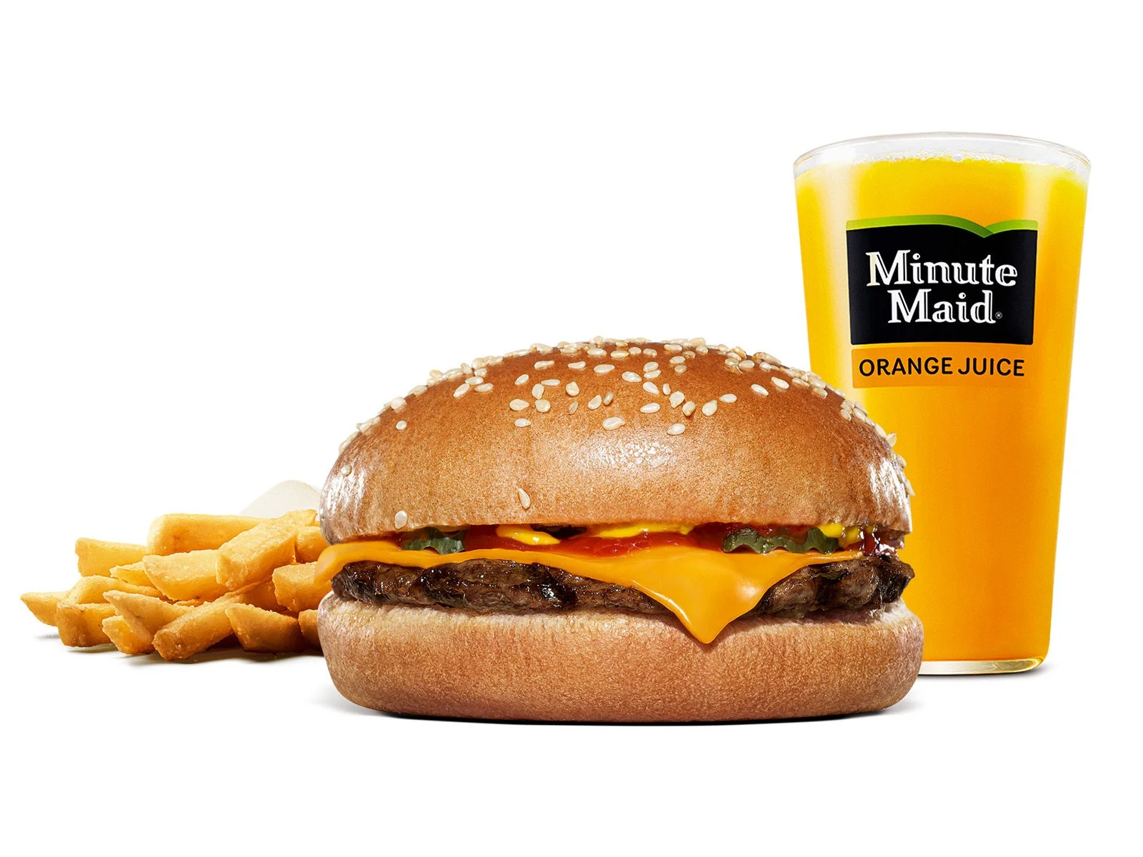 バーガーキングのチーズバーガーキッズセット