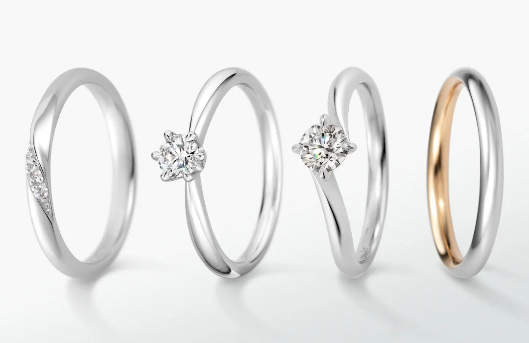 婚約・結婚指輪のデザインラインナップ