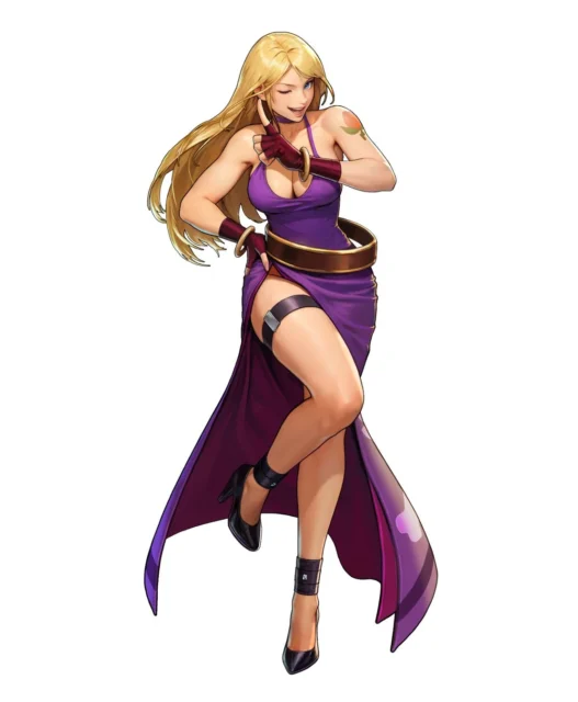 新レジェンドファイター「B.ジェニー」のキャラクターイラスト