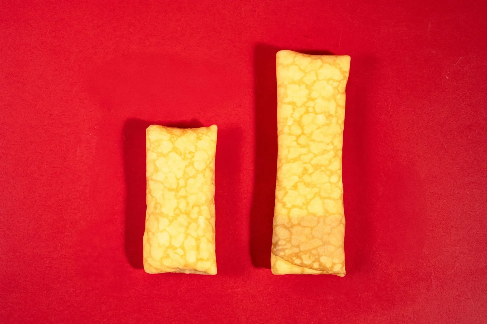 ファミマ・ザ・クレープ生チョコ通常品と増量品の比較