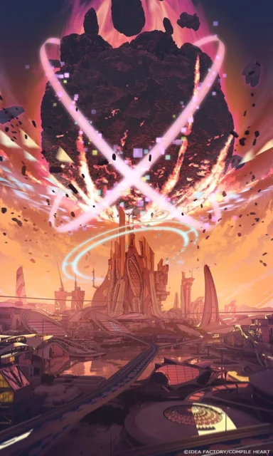 世界の終末を告げる隕石が迫るストーリービジュアル