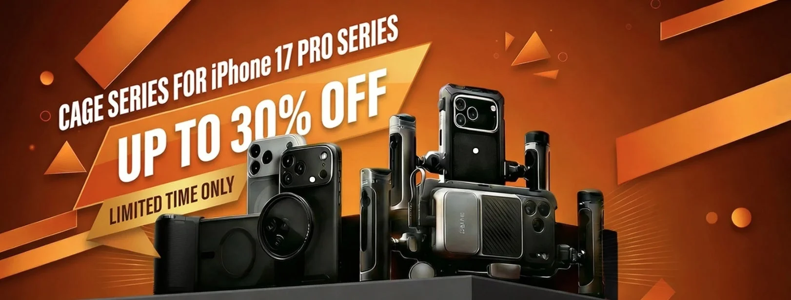 SmallRig iPhone 17 シリーズ 最大30%OFFセール告知バナー