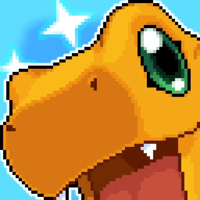 デジモンUPのアプリアイコン候補のアグモン