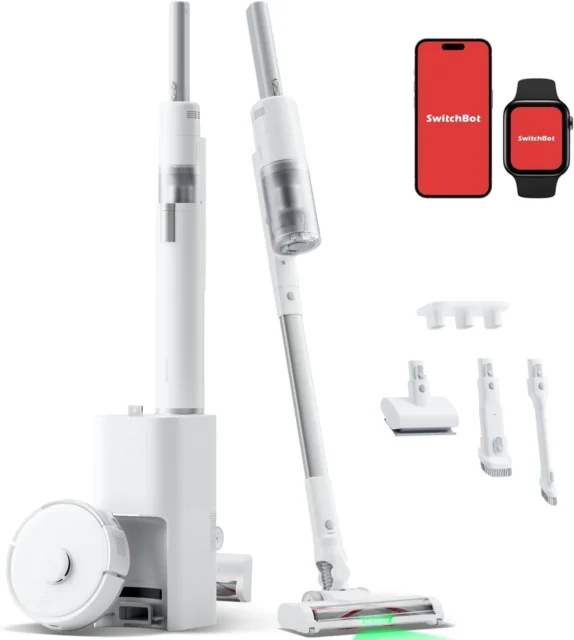 SwitchBot ロボット掃除機K10+ Pro Comboとコードレススティック掃除機