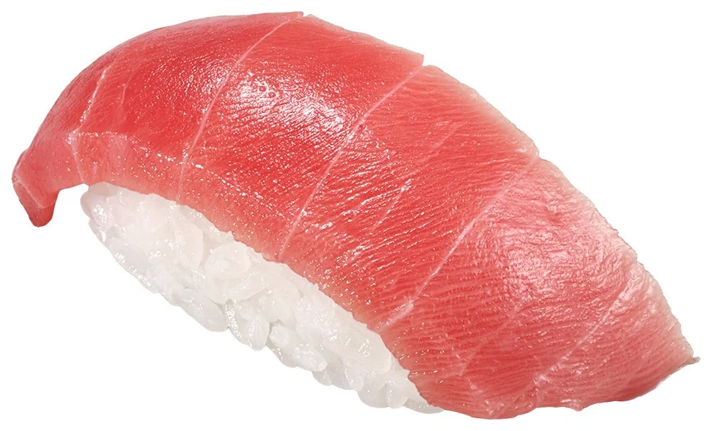 美しいグラデーションのスシロー本鮪中とろ