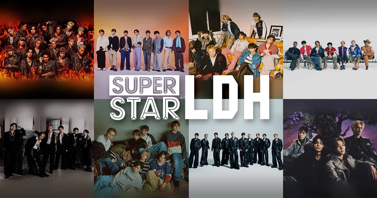 LDH公式リズムゲームアプリ『SUPERSTAR LDH』キービジュアル
