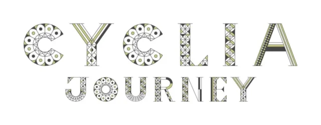 2Dパズルアクションゲーム『CYCLIA JOURNEY』のタイトルロゴ