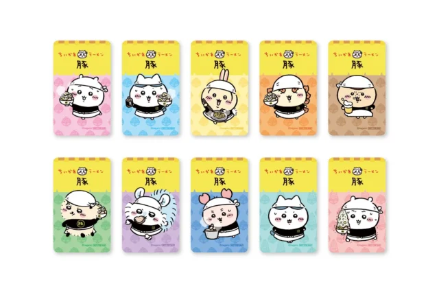 ドリンクご注文ノベルティのクリアカード全10種