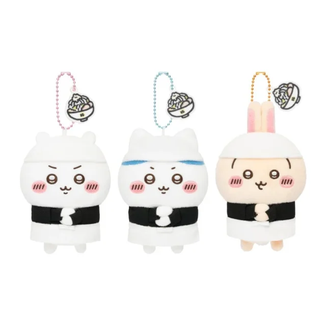 オリジナルグッズの店員さんなマスコット全3種