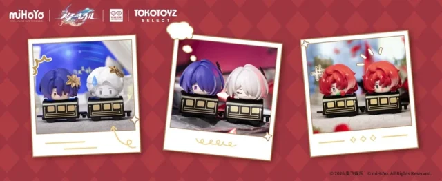 崩壊：スターレイル Q-TOPPING フィギュアの連結と積み上げ例